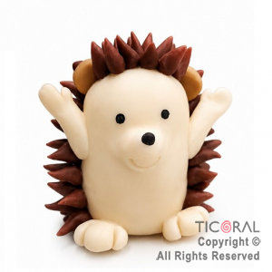 ADORNO ANIMALITO DEL BOSQUE ERIZO A. PORCELANA FRIA x 1